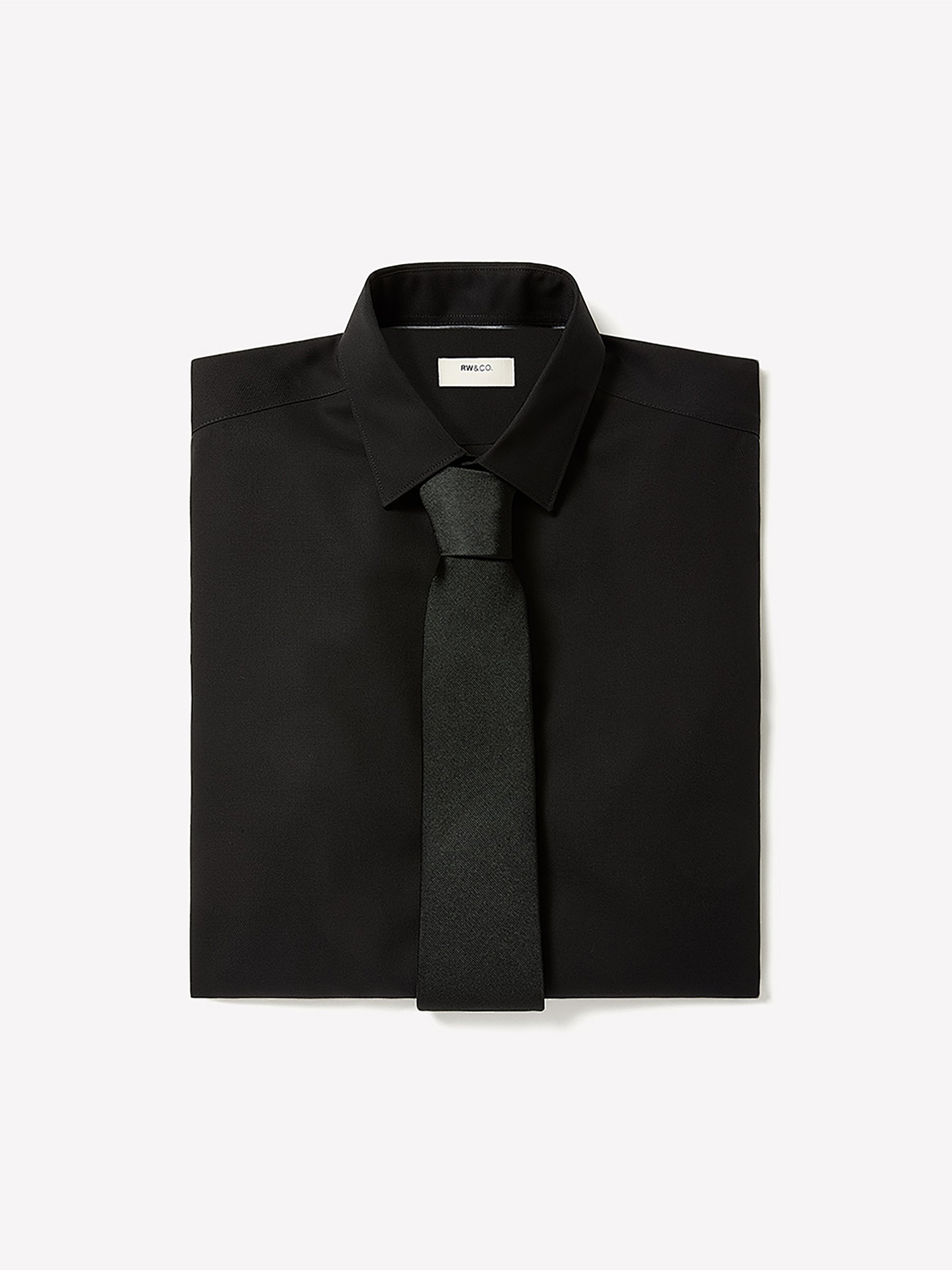 Slim-Fit Solid Supima (R) Cotton Twill Dress Shirt
