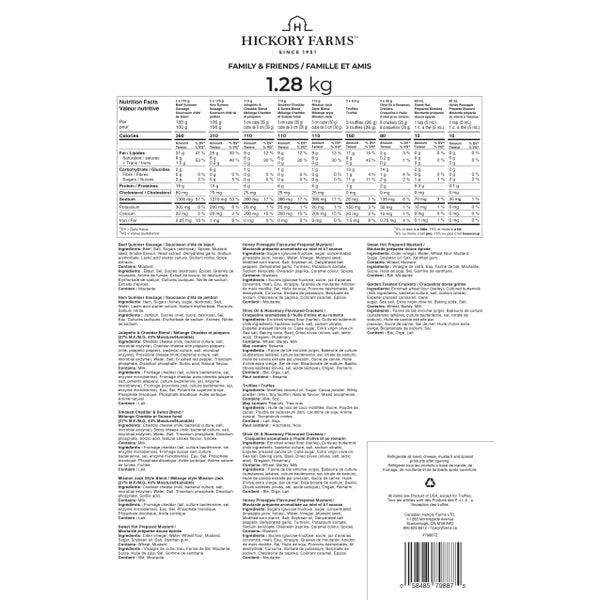 Hickory Farms Family and Friends Gift Box, 6-pack