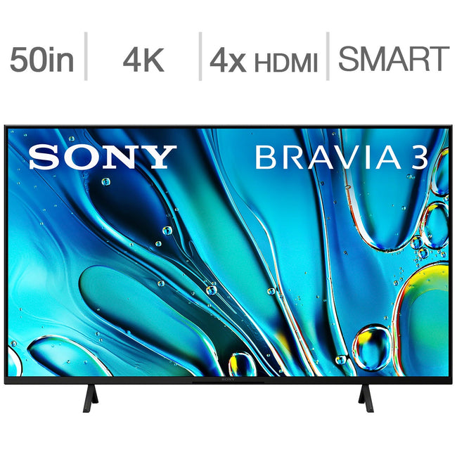 Sony 50" Class - S30 BRAVIA 3 Series - 4K UHD LED TV