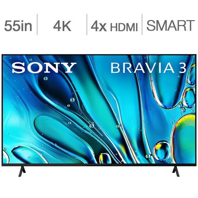 Sony 55" Class - S30 BRAVIA 3 Series - 4K UHD LED TV
