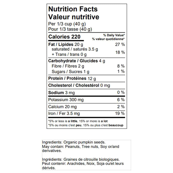 Yupik Organic Pumpkin Seeds, 4 × 1 kg