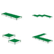 4 ft. x 4 ft. White Vinyl Raised Garden Bed 2-pack