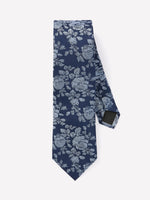 Regular Tie with Floral Pattern