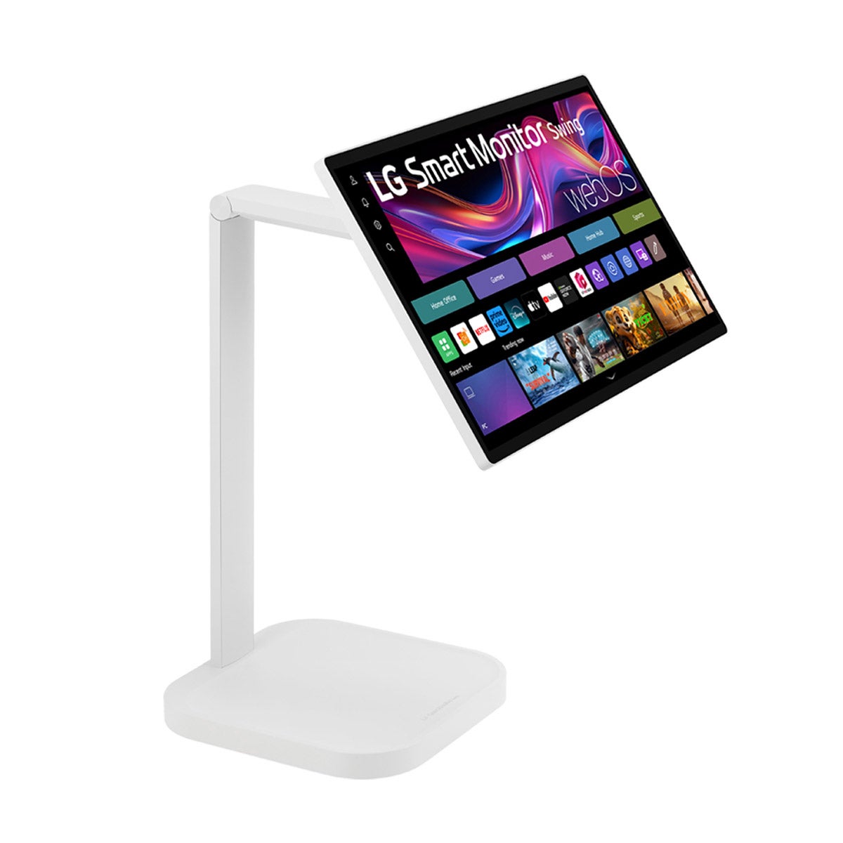 LG 31.5 in. UHD Touchscreen Smart Monitor Swing with Rolling Stand (3840 x 2160)