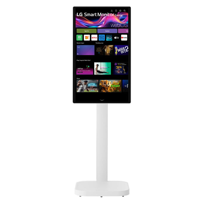 LG 31.5 in. UHD Touchscreen Smart Monitor Swing with Rolling Stand (3840 x 2160)
