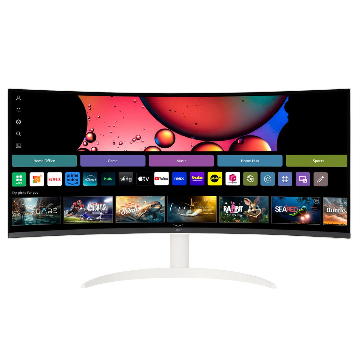 LG Smart 34.0 in WQHD Curved Monitor (3440 x 1440)