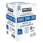 Kirkland Signature 5W30 Full Synthetic Motor Oil, 2-pack