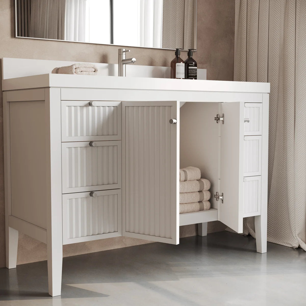Forestmade Davos Bathroom Vanity in White