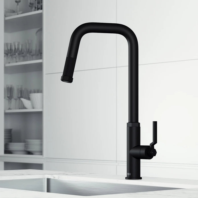 VIGO Hart Angular Single-Handle Kitchen Faucet