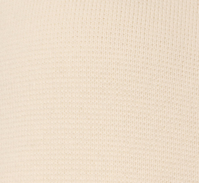 Long Sleeve Bow Collar Cardigan Sweater In Ivory Black