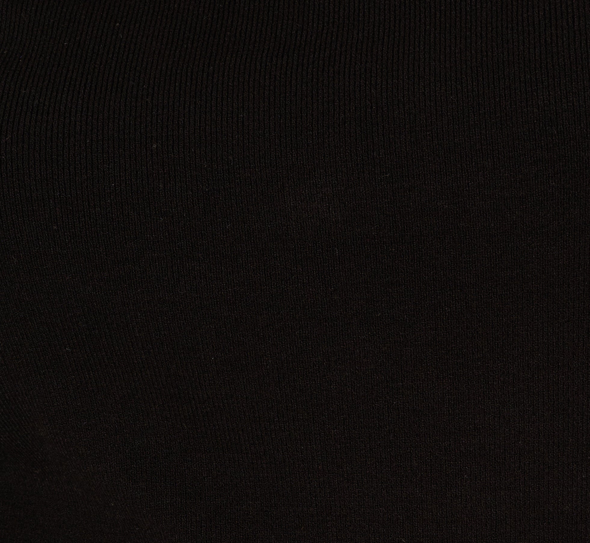 Off Shoulder Bow Collar Sweater In Black Ivory