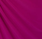 Shirred Jersey Dress With Dual Beaded Straps In Hot Magenta