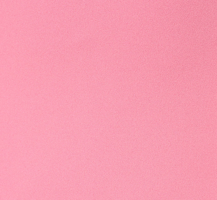 Crepe Midi Length Sheath Dress With Pearl Trimmed Sleeves In Cherry Blossom