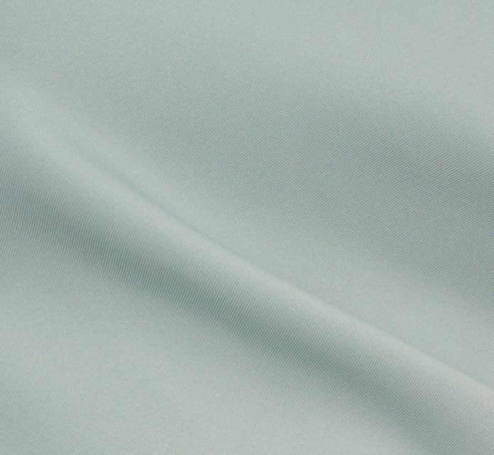 Three Quarter Sleeve Faux Wrap Midi Dress In Aqua Dust