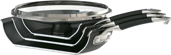 Anolon - 10 PC Smart Stack Hard Anodized Nesting Cookware Set - 87537