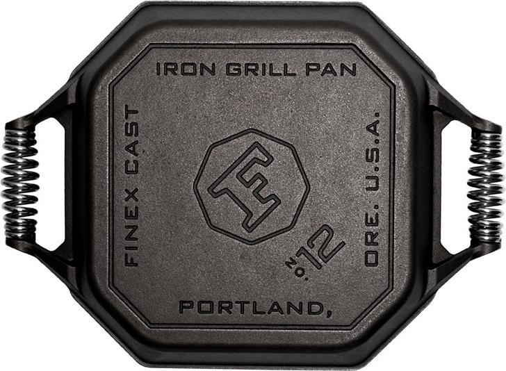 Finex - 12" Cast Iron Grill Pan - G12-10002