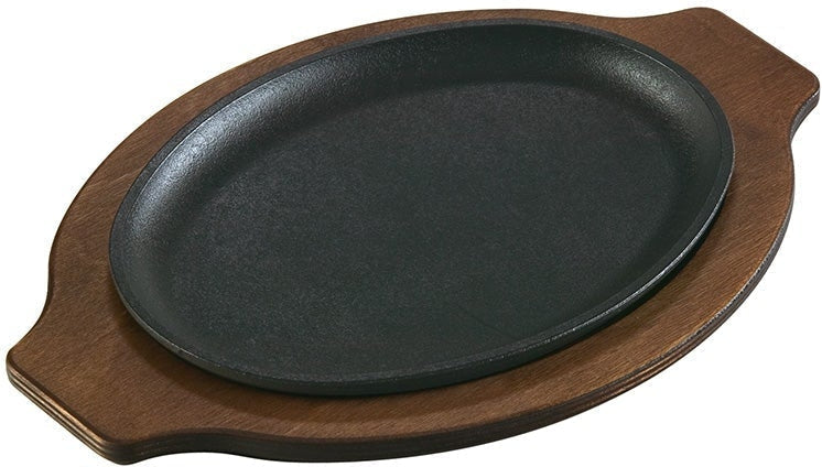 Lodge - 10" Oval Cast Iron Serving Griddle - LOSH3