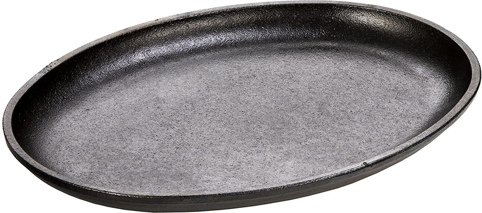 Lodge - 10" Oval Cast Iron Serving Griddle - LOSH3