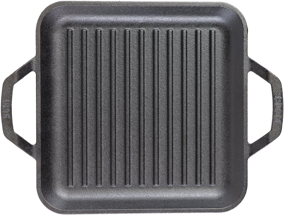 Lodge - 11" Chef Collection Cast Iron Square Grill Pan - LC11SGPINT