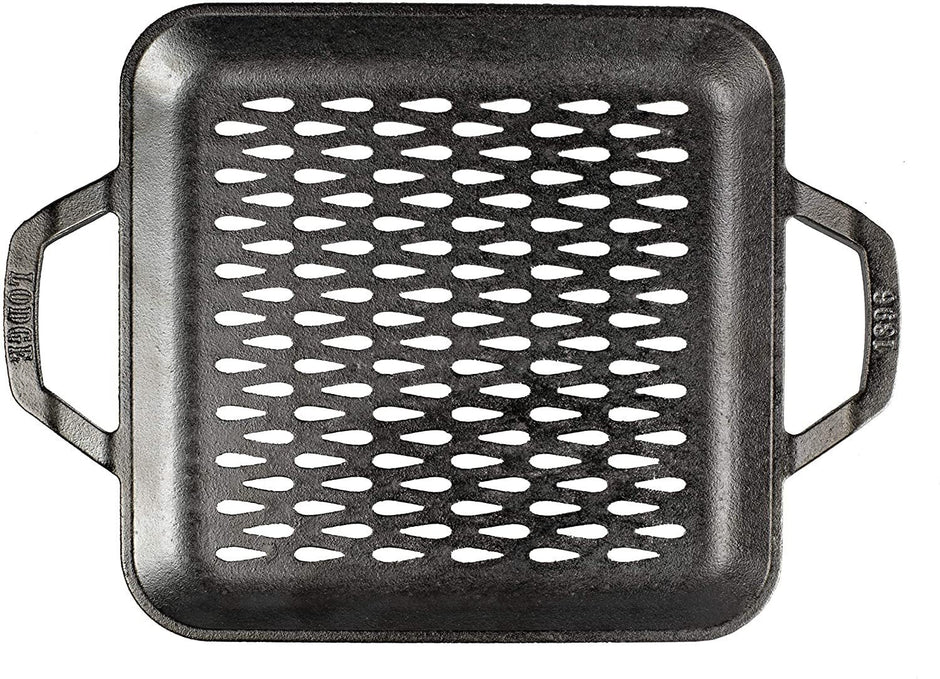 Lodge - 11" Chef Collection Cast Iron Square Grill Topper - LC11SGTINT