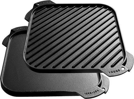 Lodge - Cast Iron Reversible Grill/Griddle - LSRG3