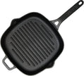 Meyer - 25 cm Cast Iron Grill Pan with Bilingual Packaging - 48492