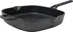 Meyer - 25 cm Cast Iron Grill Pan with Bilingual Packaging - 48492