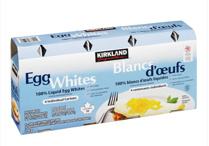 Kirkland Signature Liquid Egg Whites 4 × 500 g