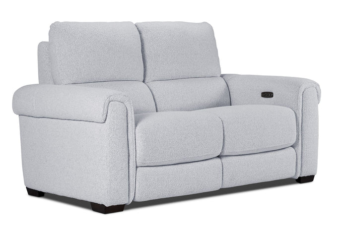 Zoey Power Reclining Loveseat - Snow