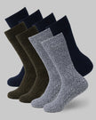 4-PACK THERMAL COMFORT CREW SOCKS
