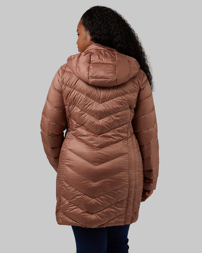 WOMEN'S ULTRA-LIGHT DOWN PACKABLE 3/4 JACKET