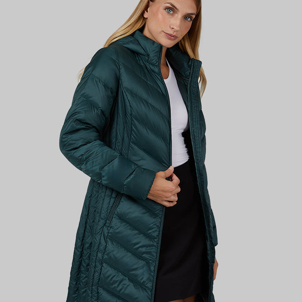 WOMEN'S ULTRA-LIGHT DOWN PACKABLE 3/4 JACKET
