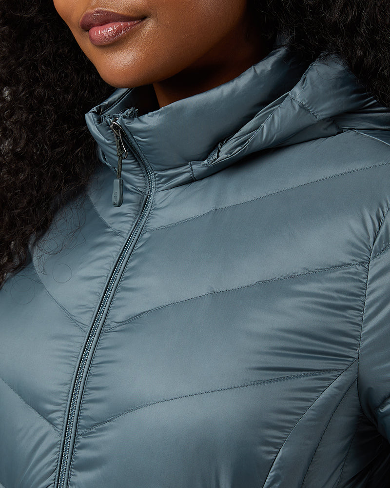 WOMEN'S ULTRA-LIGHT DOWN PACKABLE 3/4 JACKET