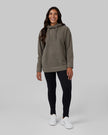 WOMEN'S SHORTHAIR SHERPA PULLOVER HOODIE