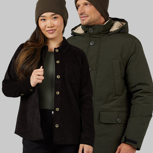 WAFFLE SHERPA-LINED BEANIE