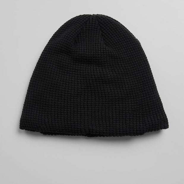 WAFFLE SHERPA-LINED BEANIE