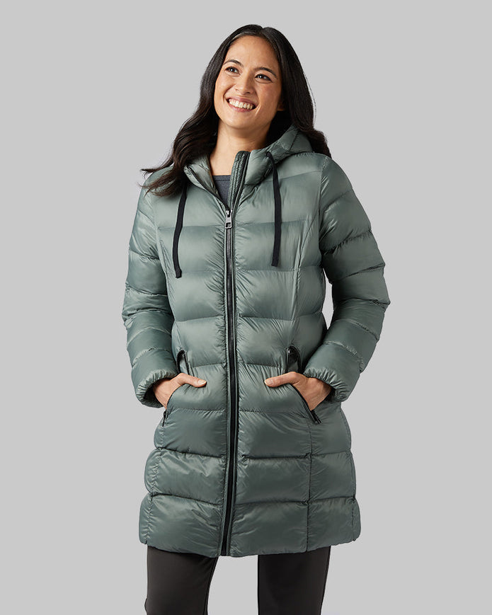 WOMEN'S 3/4 PUFFER COAT