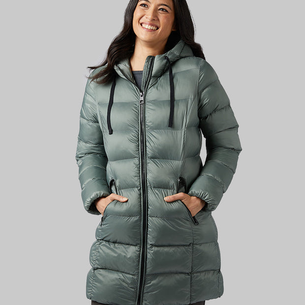 WOMEN'S 3/4 PUFFER COAT