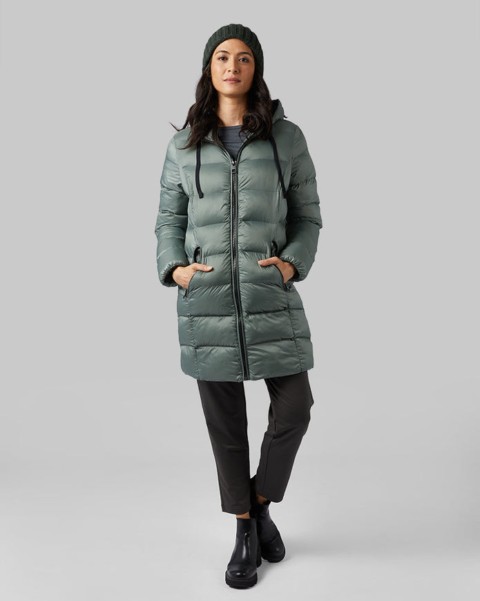 WOMEN'S 3/4 PUFFER COAT