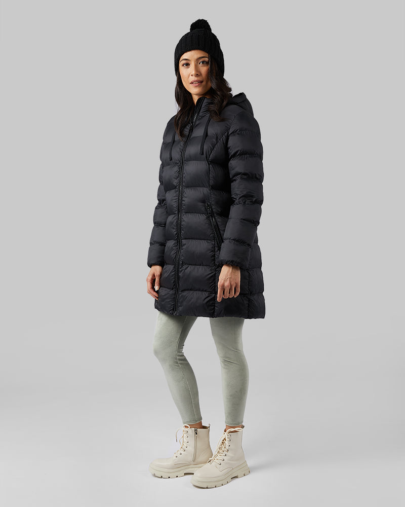 WOMEN'S 3/4 PUFFER COAT