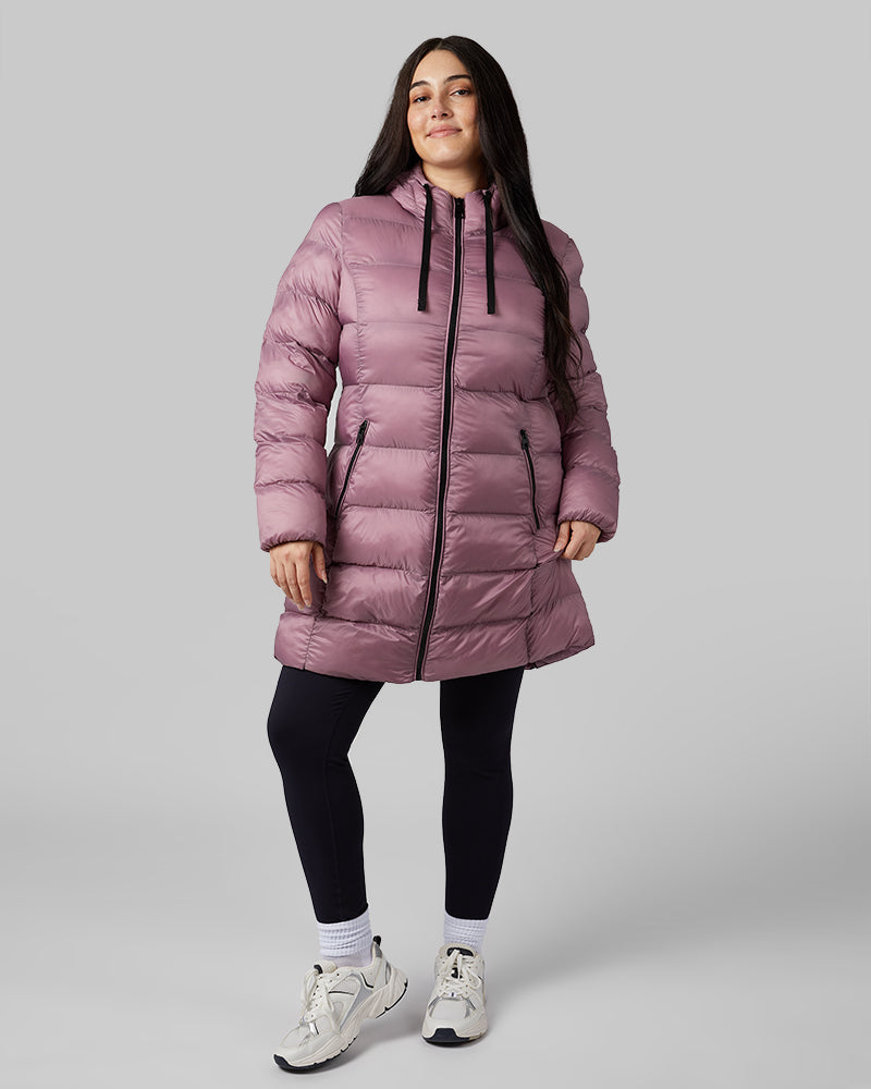 WOMEN'S 3/4 PUFFER COAT