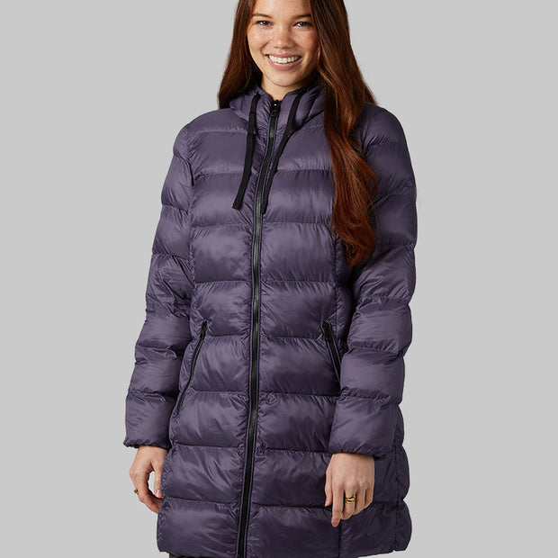 WOMEN'S 3/4 PUFFER COAT