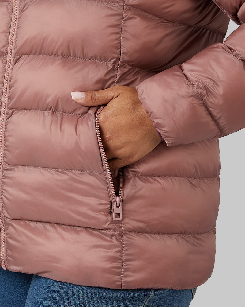 WOMEN'S LIGHTWEIGHT PACKABLE HOODED JACKET