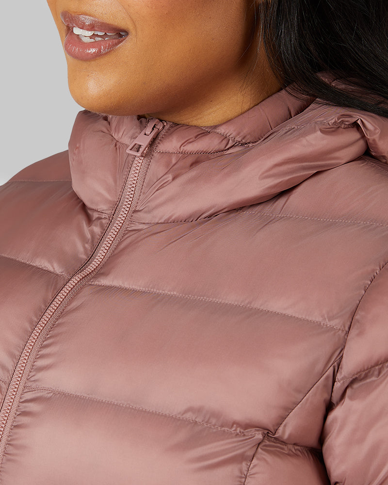WOMEN'S LIGHTWEIGHT PACKABLE HOODED JACKET
