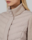 WOMEN'S MIXED MEDIA CHEVRON JACKET