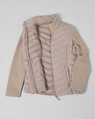 WOMEN'S MIXED MEDIA CHEVRON JACKET