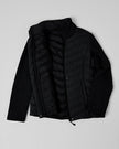 WOMEN'S MIXED MEDIA CHEVRON JACKET