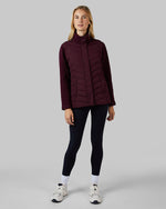 WOMEN'S MIXED MEDIA CHEVRON JACKET