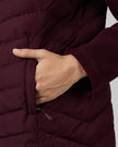 WOMEN'S MIXED MEDIA CHEVRON JACKET