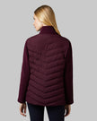 WOMEN'S MIXED MEDIA CHEVRON JACKET